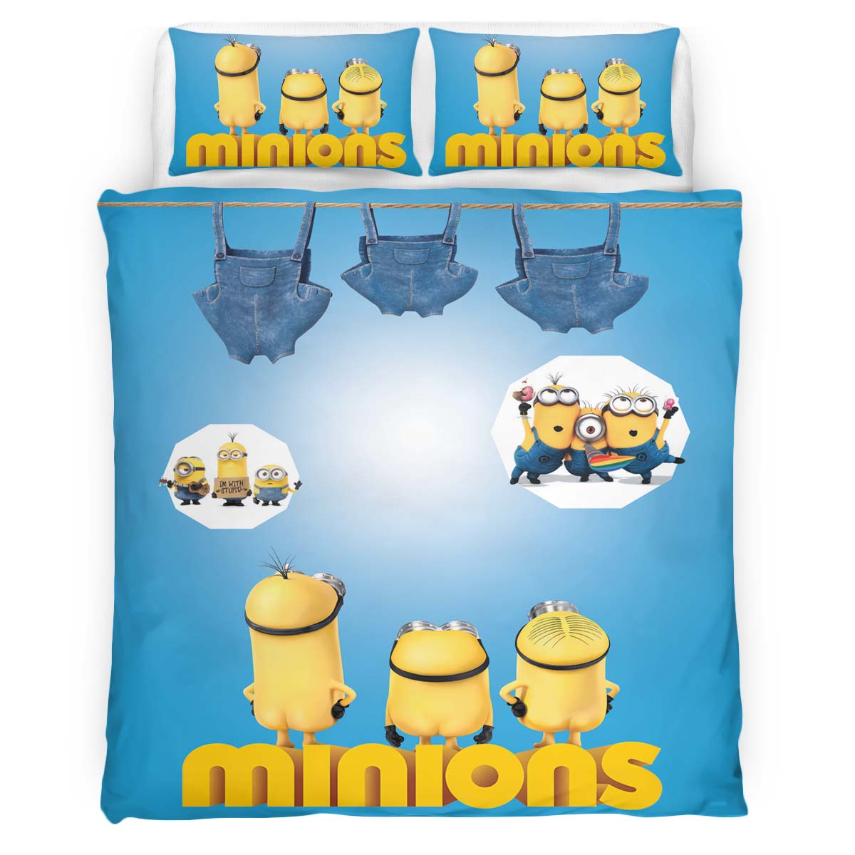 Minions Characters 12 Duvet Cover