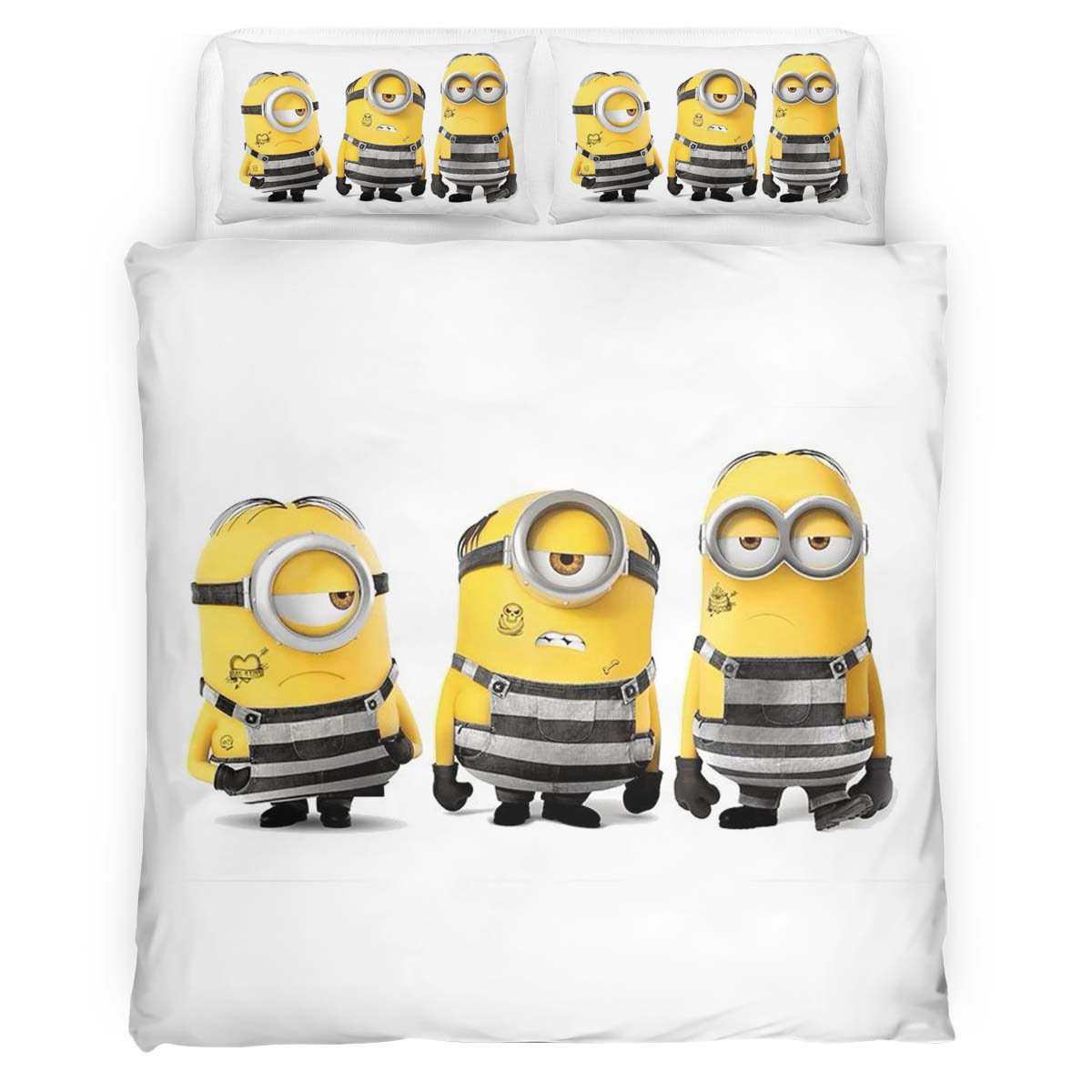 Minions Characters 24 Duvet Cover