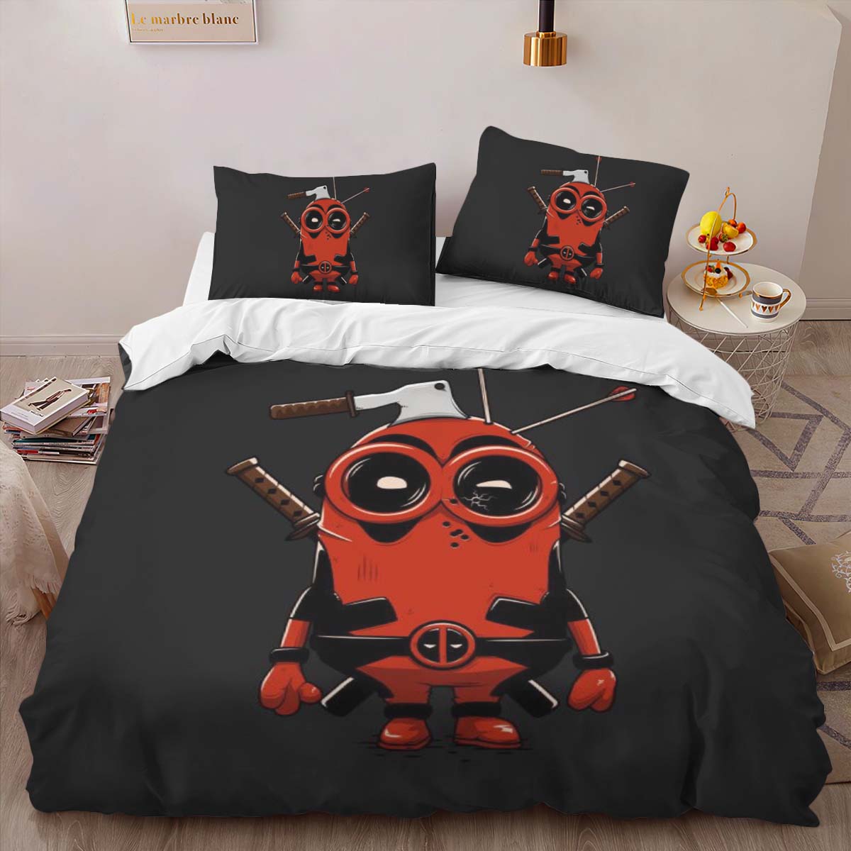 Minions Deadpool Duvet Cover 2