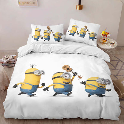 Minions Play Guitar Duvet Cover 2