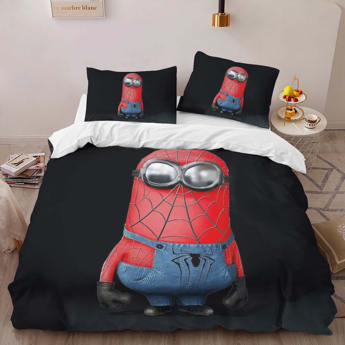 Minions Spider-man Duvet Cover 2