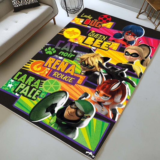 Miraculous Ladybug All Characters 02 Rug