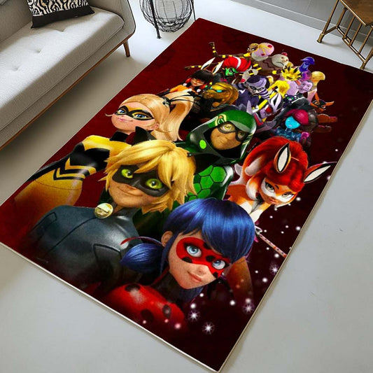 Miraculous Ladybug All Characters 08 Rug