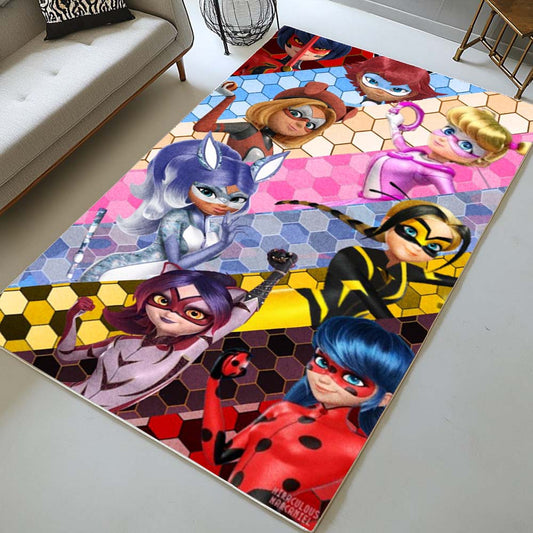 Miraculous Ladybug All Characters 09 Rug