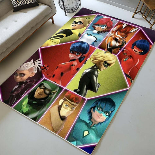 Miraculous Ladybug All Characters 13 Rug