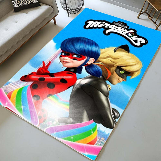 Miraculous Ladybug And Cat Noir 04 Rug