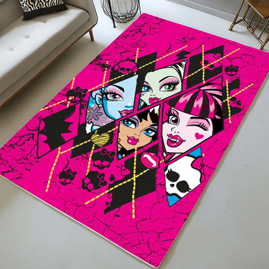 Monster High All Characters 10 Rug