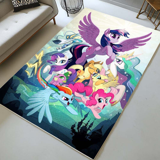 My Little Pony All Characters 10 Rug
