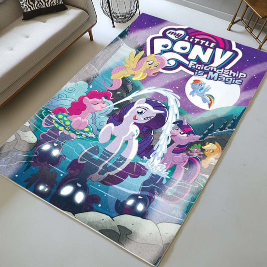 My Little Pony All Characters Friendship is Magic Rug