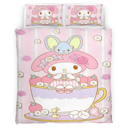 My Melody Cute Hello Kitty 01 Duvet Cover