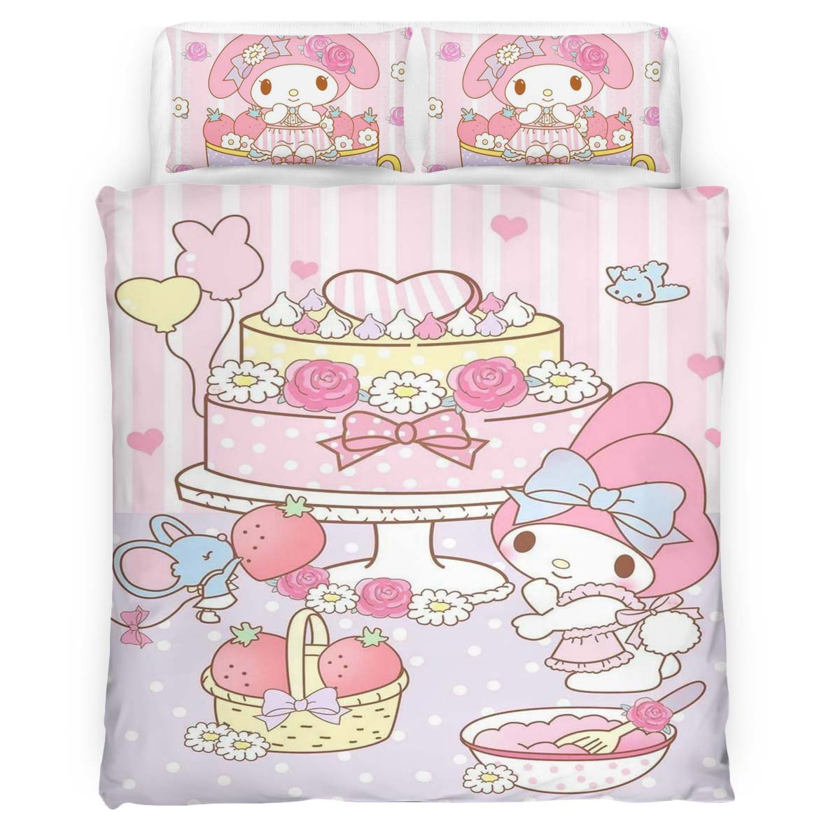 My Melody Cute Hello Kitty 02 Duvet Cover