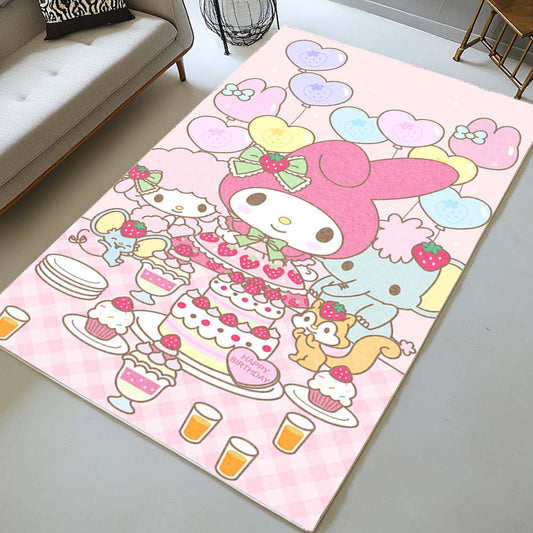 My Melody Cute Hello Kitty Party 03 Rug