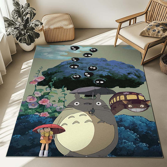 My Neighbor Totoro All Characters 3 Rug