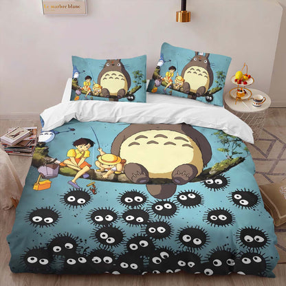 My Neighbor Totoro All Characters 4 Duvet Cover 2