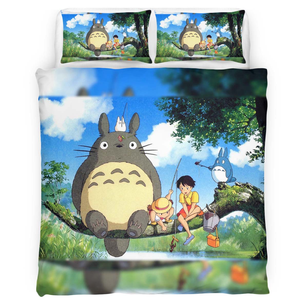 My Neighbor Totoro All Characters 7 Duvet Cover