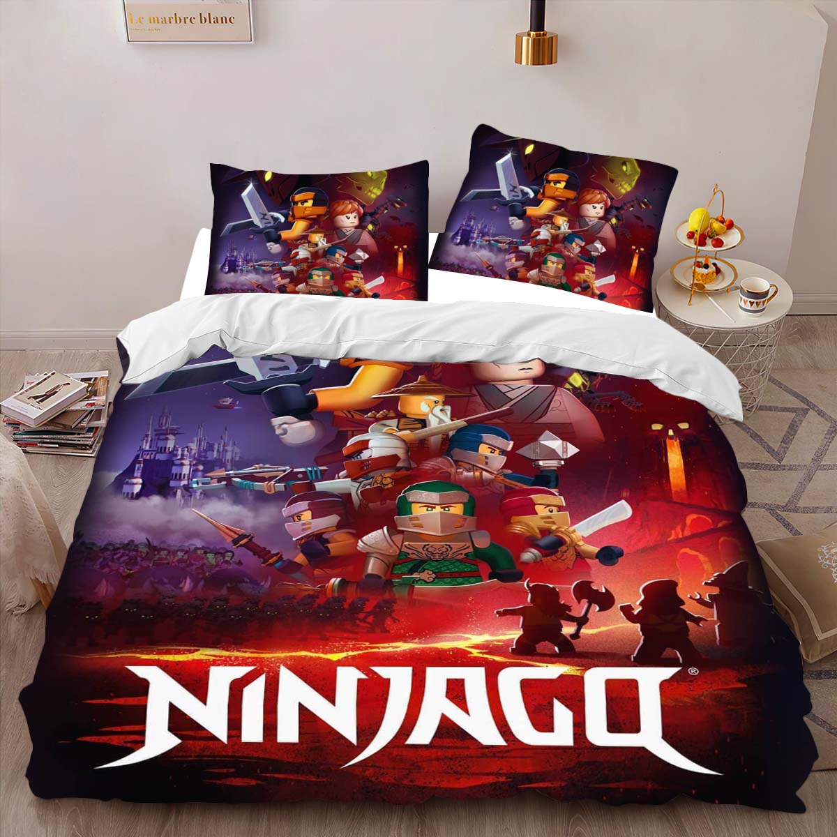 Ninjago All Characters 1001 Duvet Cover 2