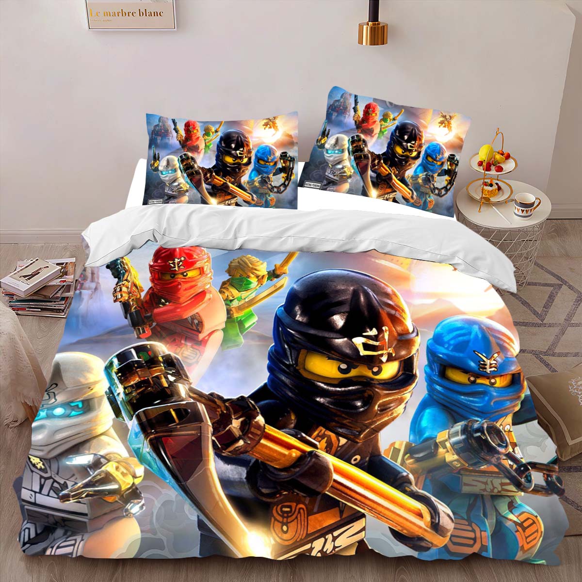 Ninjago All Characters 1002 Duvet Cover 2