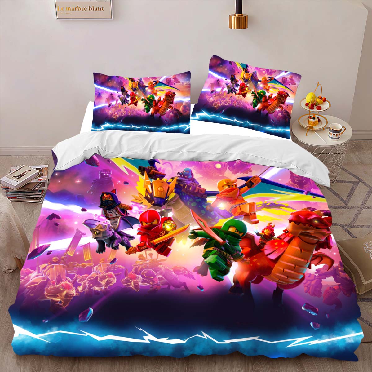 Ninjago All Characters 1010 Duvet Cover 2