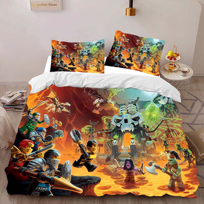 Ninjago All Characters 1011 Duvet Cover 2