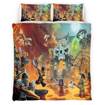 Ninjago All Characters 1011 Duvet Cover