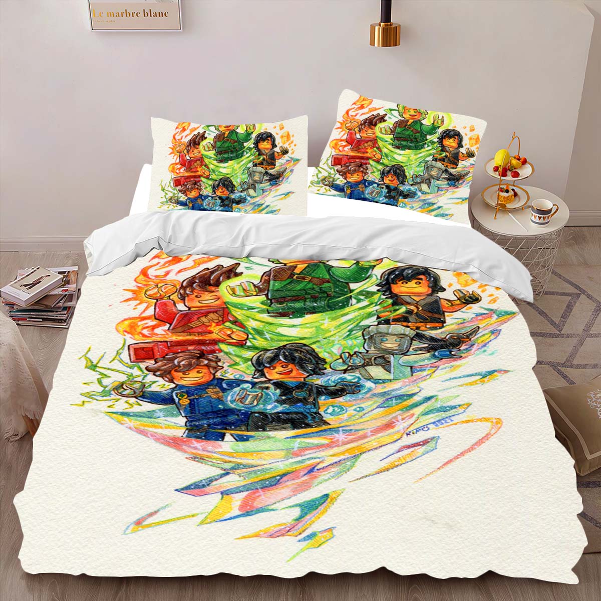 Ninjago All Characters 1013 Duvet Cover 2
