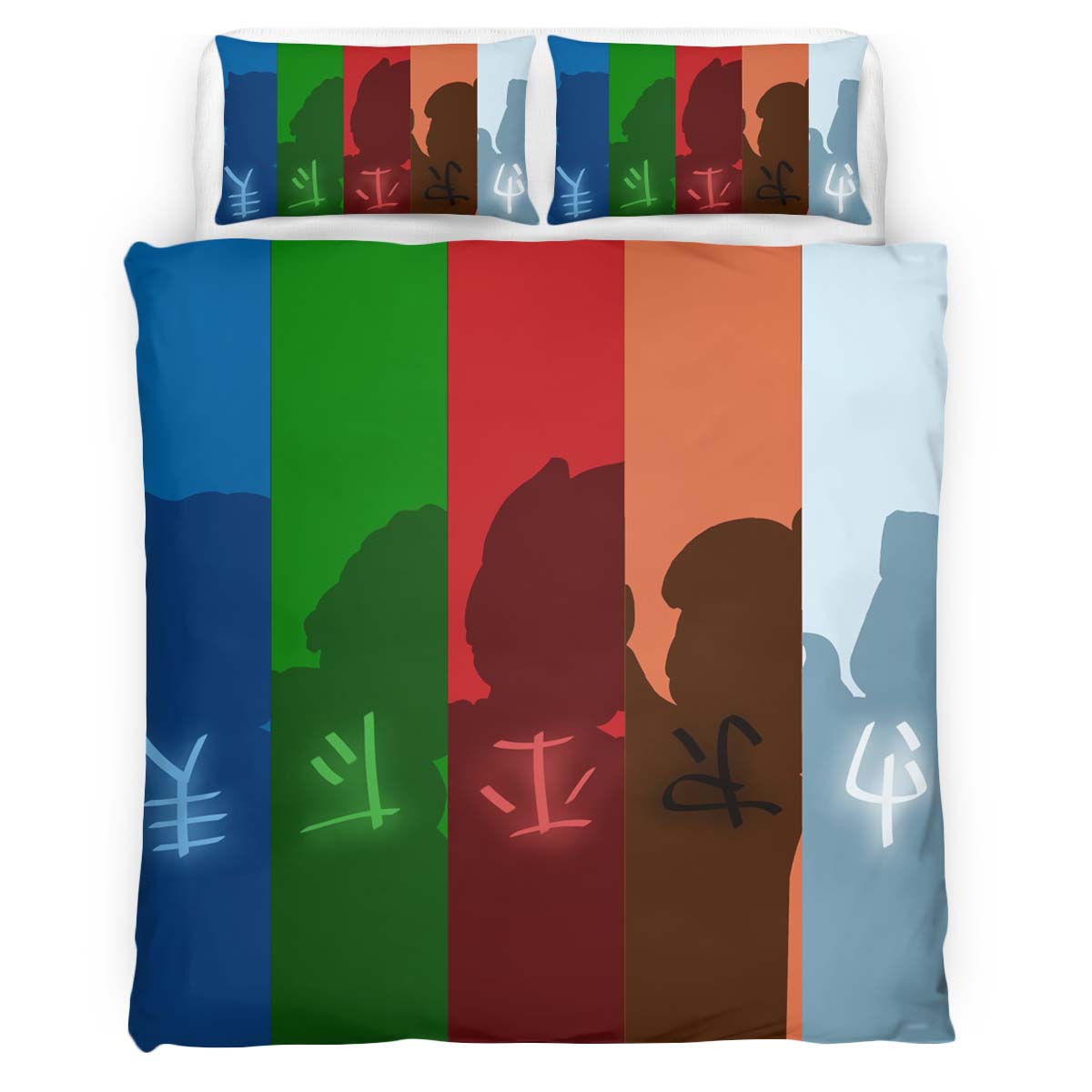 Ninjago All Characters 1014 Duvet Cover
