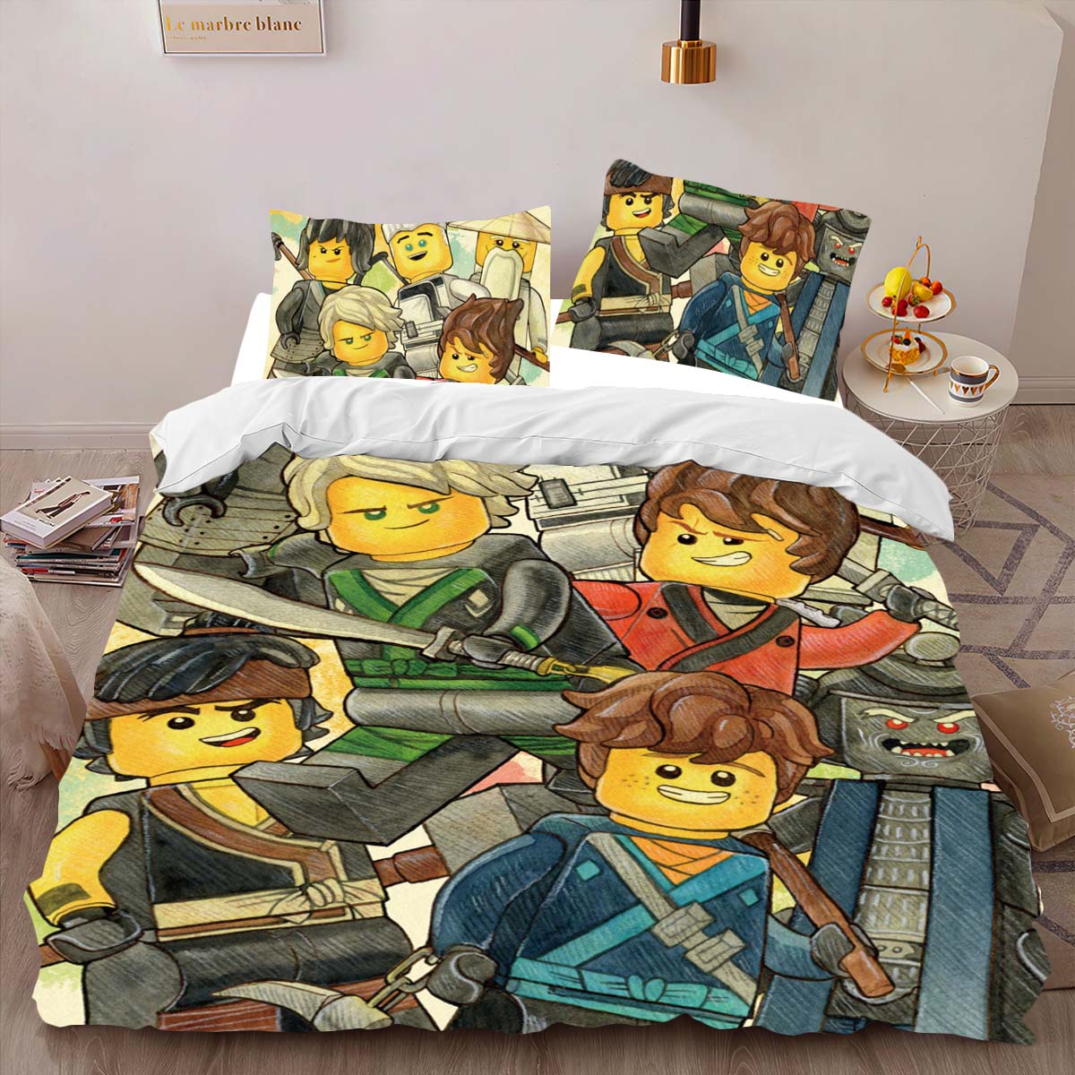 Ninjago All Characters 1015 Duvet Cover 2