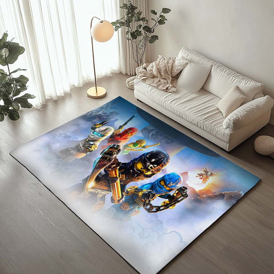 Ninjago All Characters Fight 1008 Rug