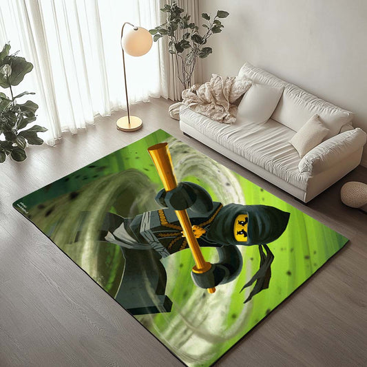 Ninjago All Characters Fight 1009 Rug