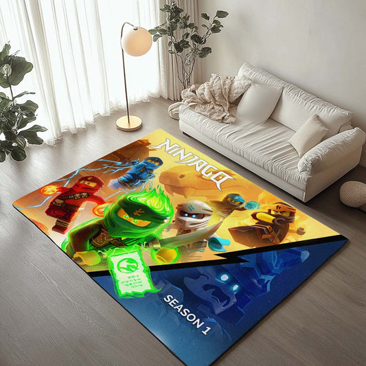 Ninjago Season 1 All Characters 101 Rug