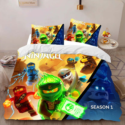 Ninjago Season 1 All Characters 101 Duvet Cover 2