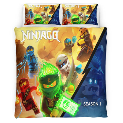 Ninjago Season 1 All Characters 101 Duvet Cover