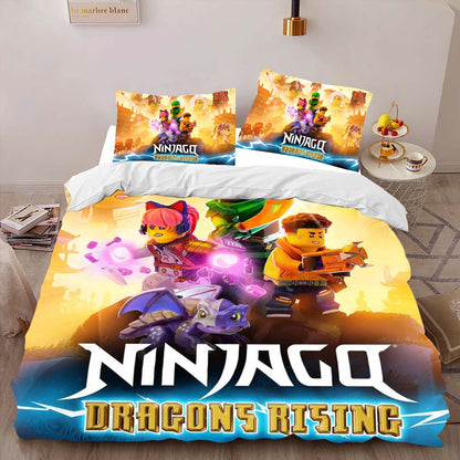Ninjago dragons rising All Characters 102 Duvet Cover 2