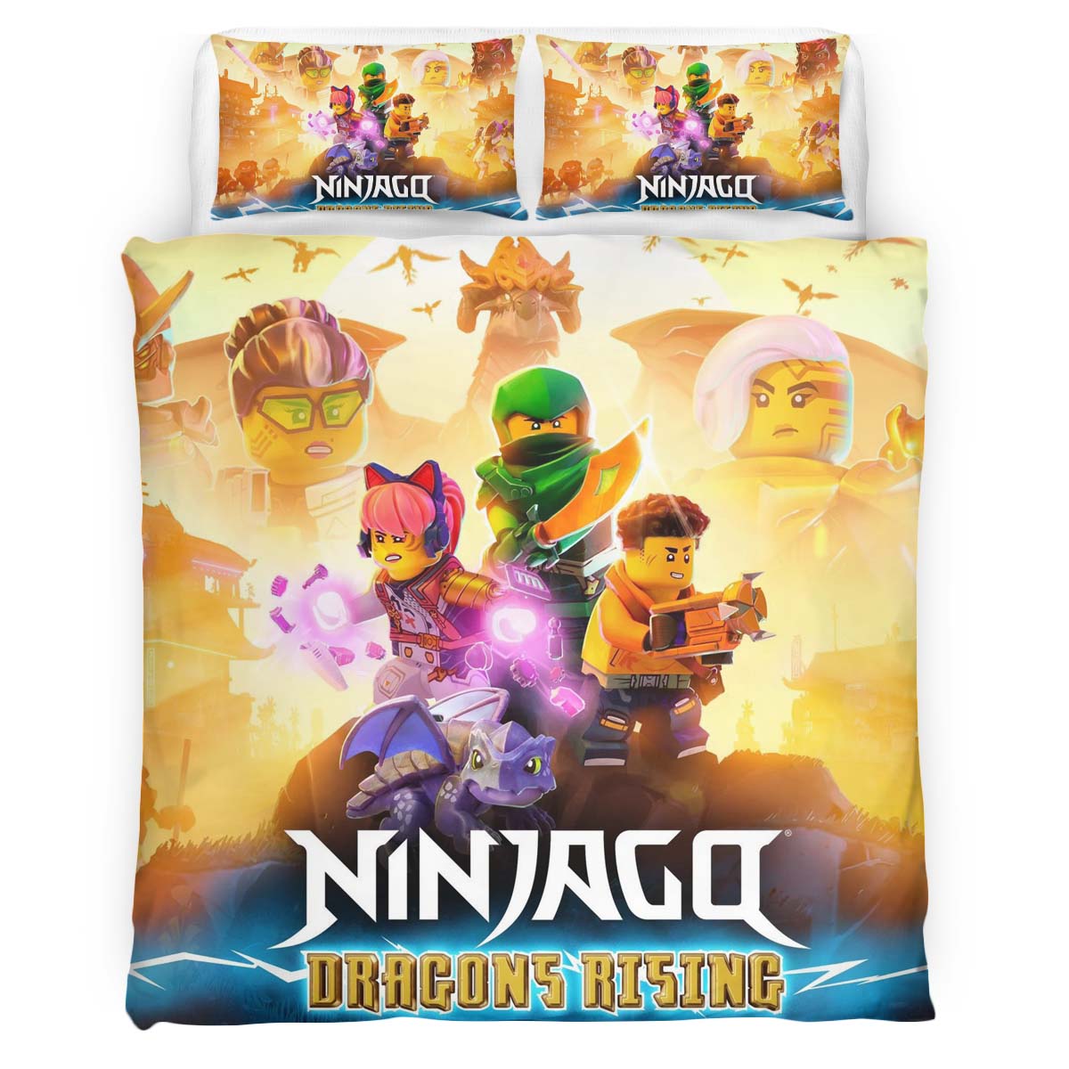 Ninjago dragons rising All Characters 102 Duvet Cover