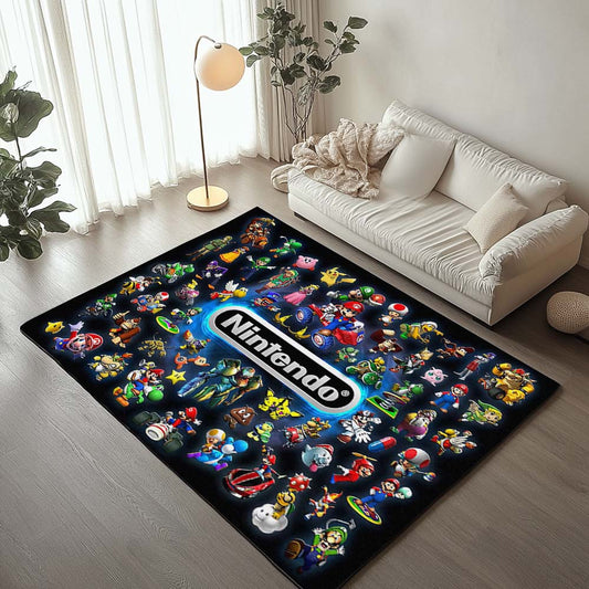Nintendo Charaters in game Rug