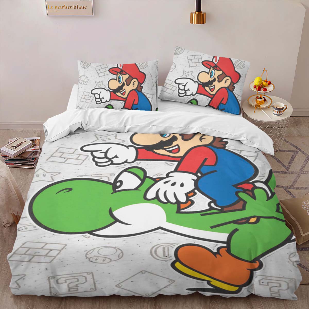 Nintendo Super Mario And Yoshi Duvet Cover 2