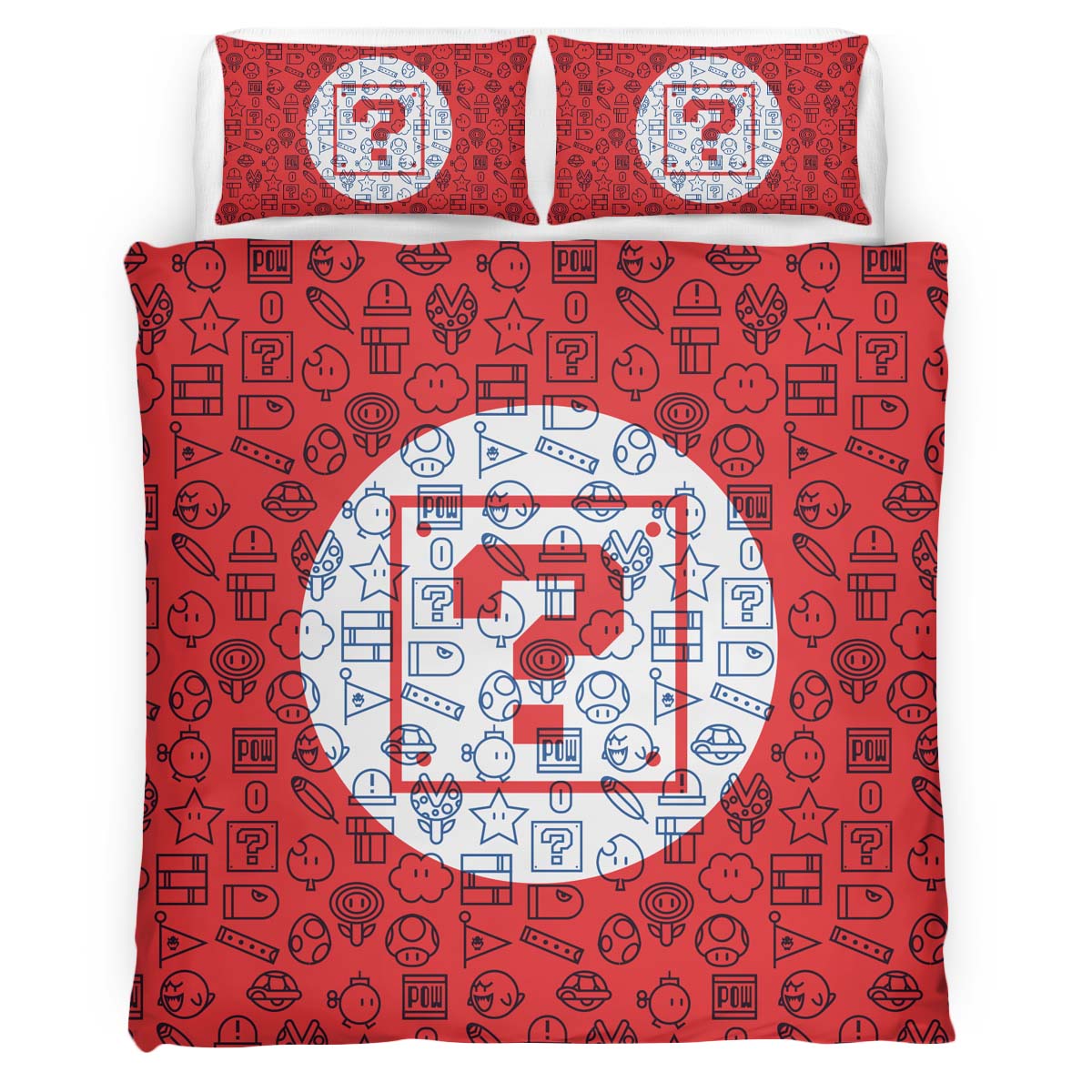 Nintendo Super Mario Game Duvet Cover