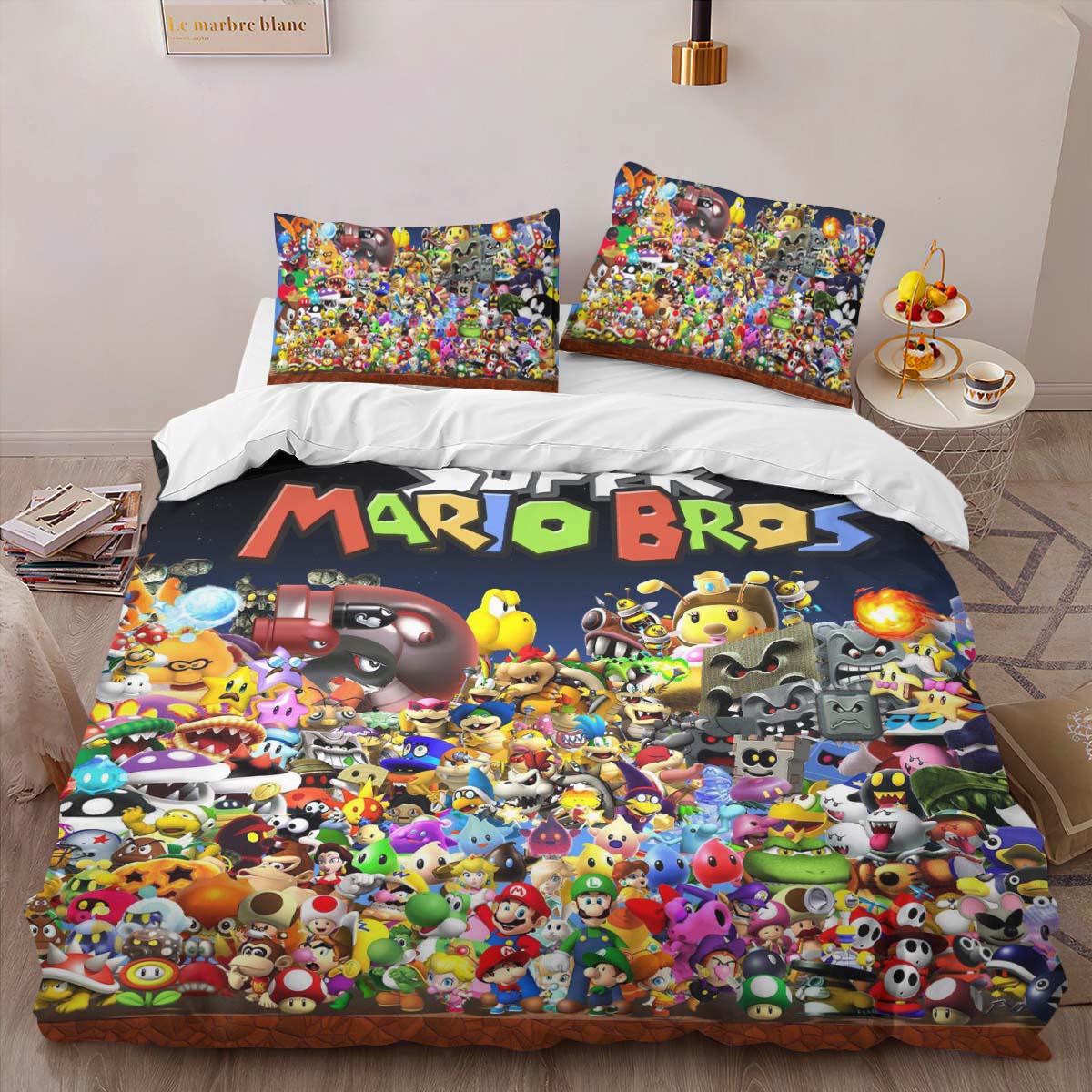 Nintendo super mario bros anniversary Duvet Cover 2