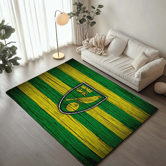 Norwich City FC EFL Championship Wooden Rug