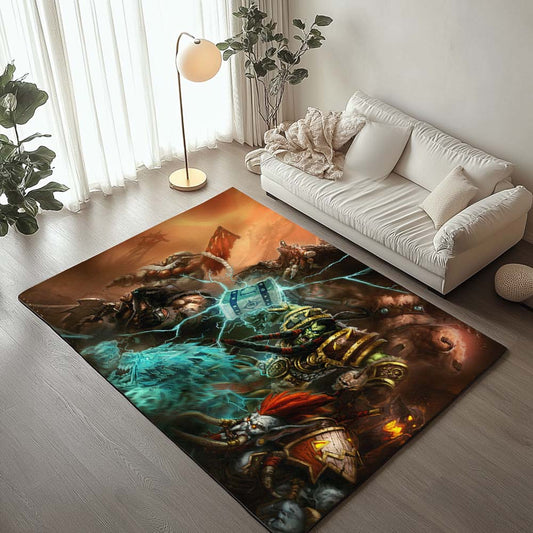 Orc Thrall Rexxar World Of Warcraft WOW Rug