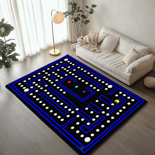 Pacman Dungeon Game Rug