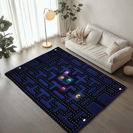 Pacman Game Room Rug