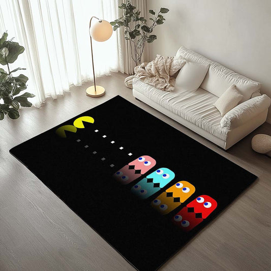 Pacman Game Room Decor Rug