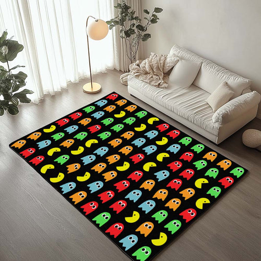 Pacman Pattern Rug