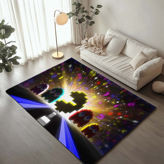 Pacman and Ghosts Lightning Rug