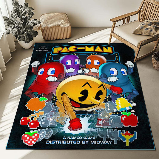 Pacman and all characters in Pacman game Rug