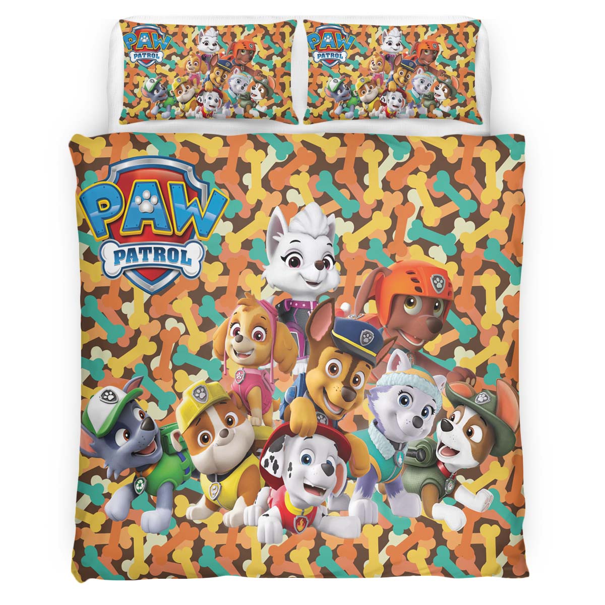 Paw Patrol All Characters 8 Duvet Cover