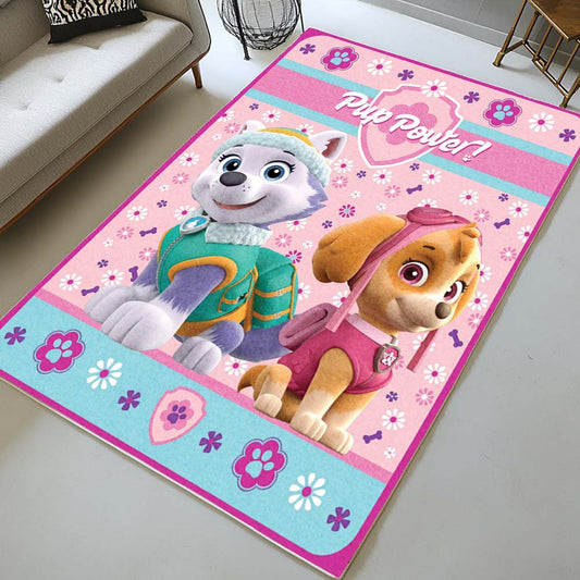Paw Patrol Everest and Skye Rug