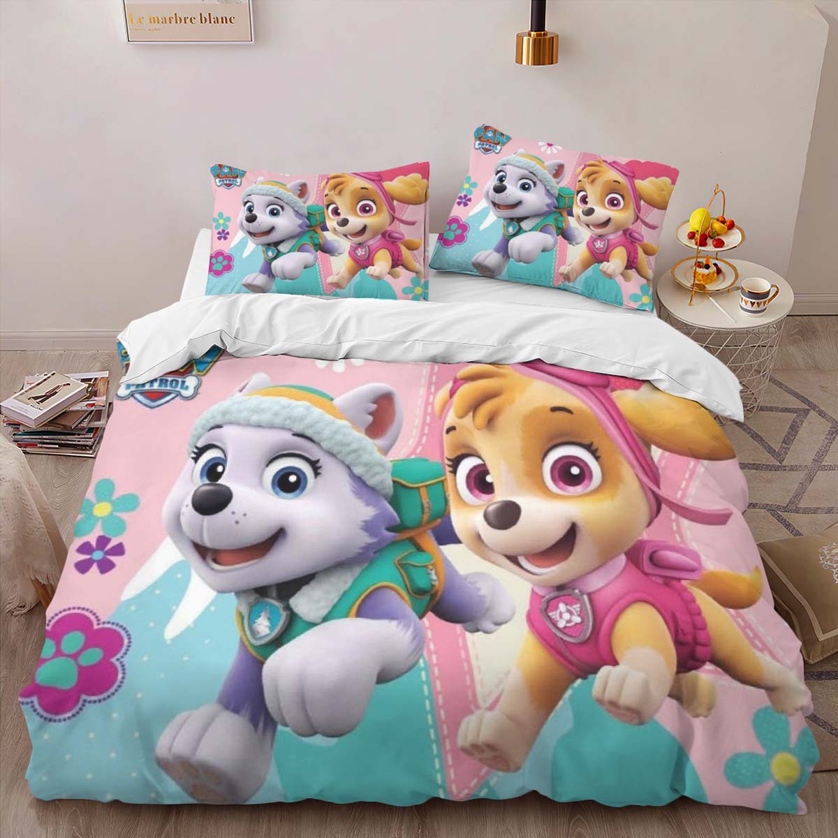 Paw Patrol Everest and Skye 2 Duvet Cover 2
