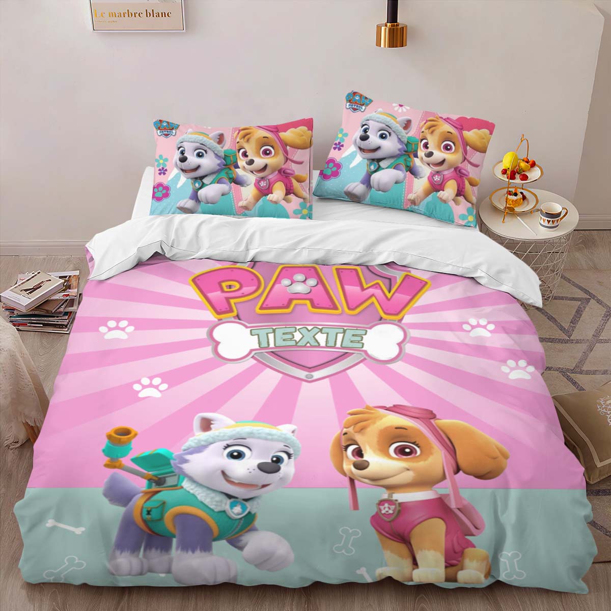 Paw Patrol Everest and Skye 3 Duvet Cover 2